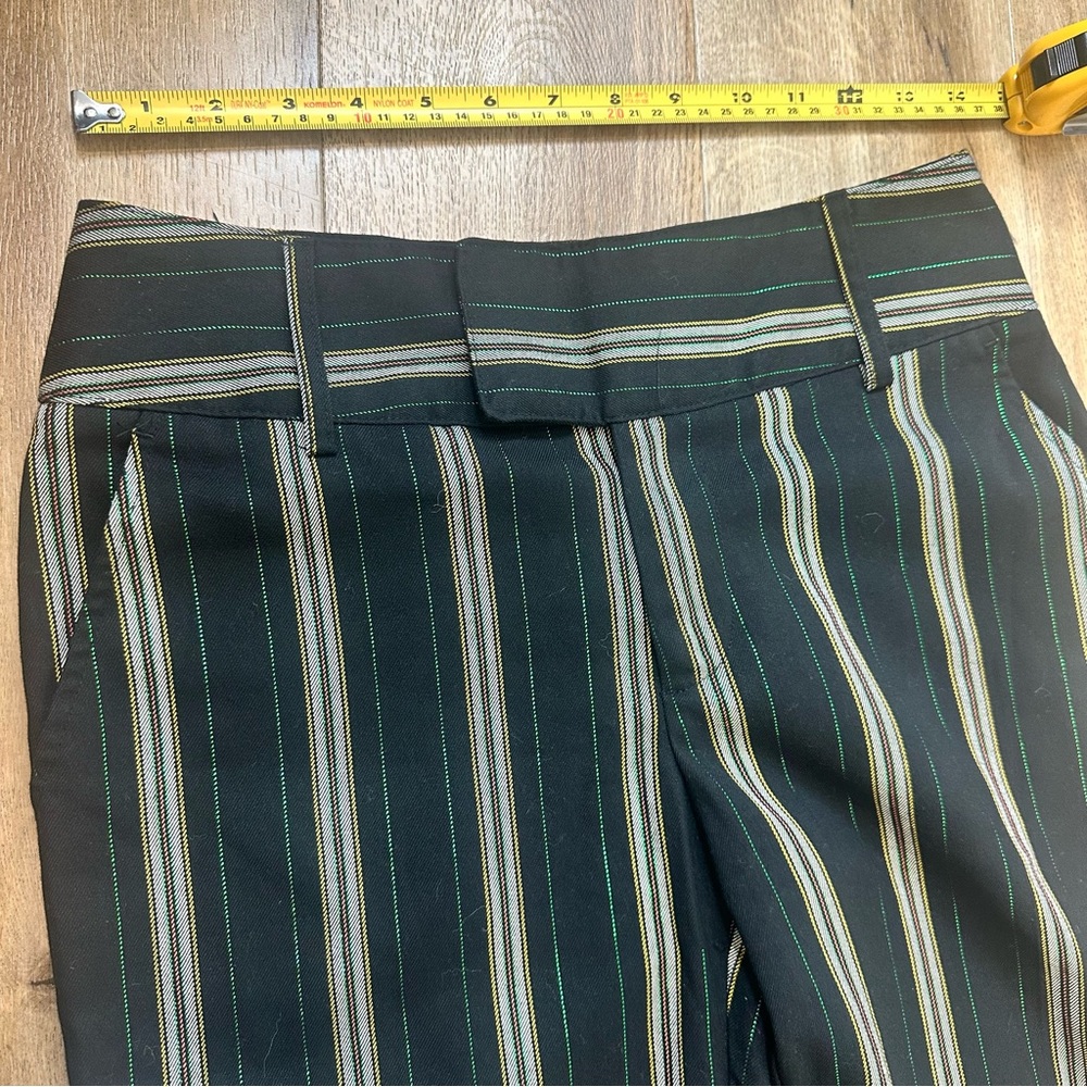 Urban Outfitters Marcella Y2K Multicolored Striped Flare Pants Size 2 - Picture 9 of 12
